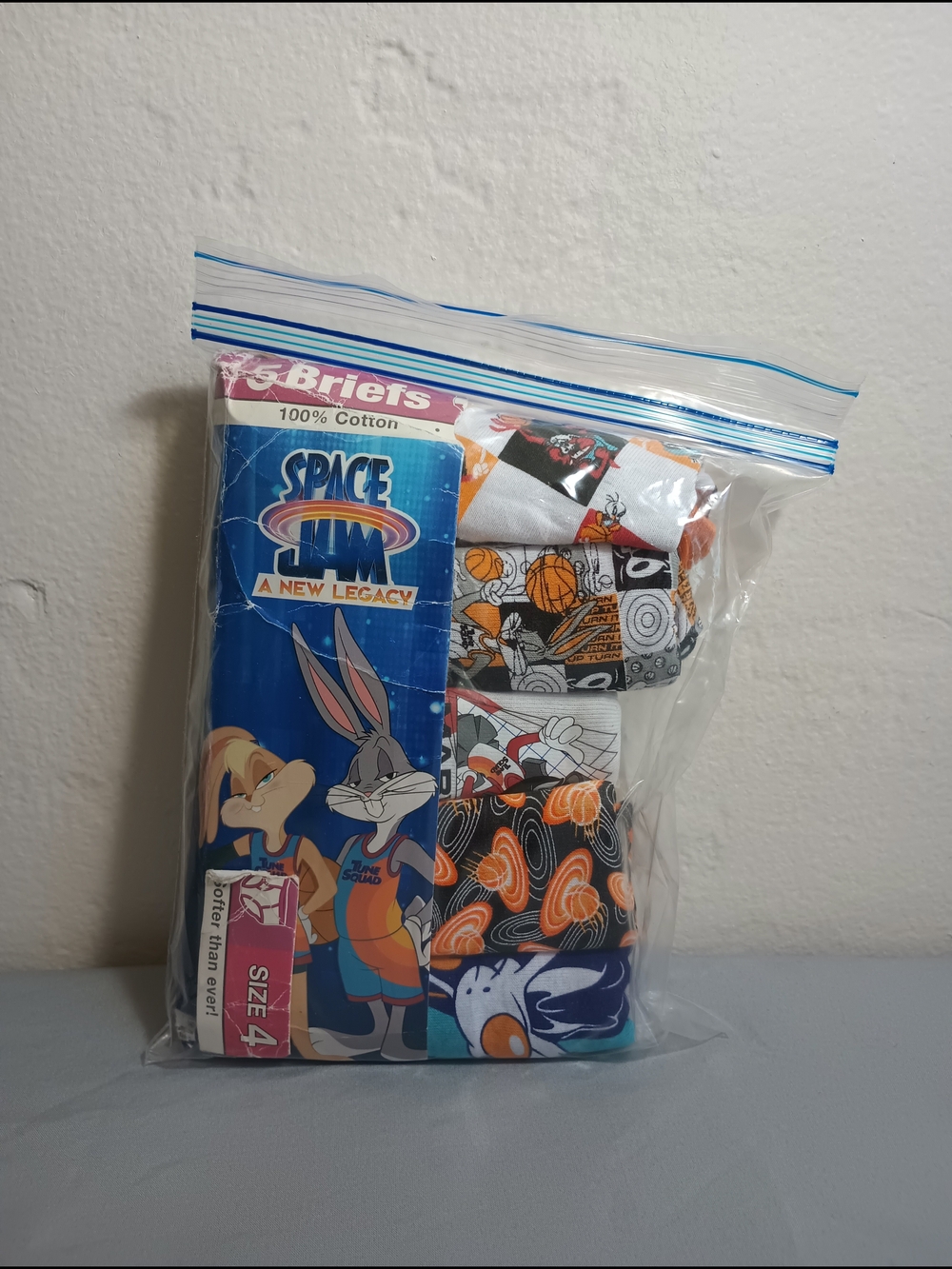 Space Jam Boys' Cotton Briefs Underwear